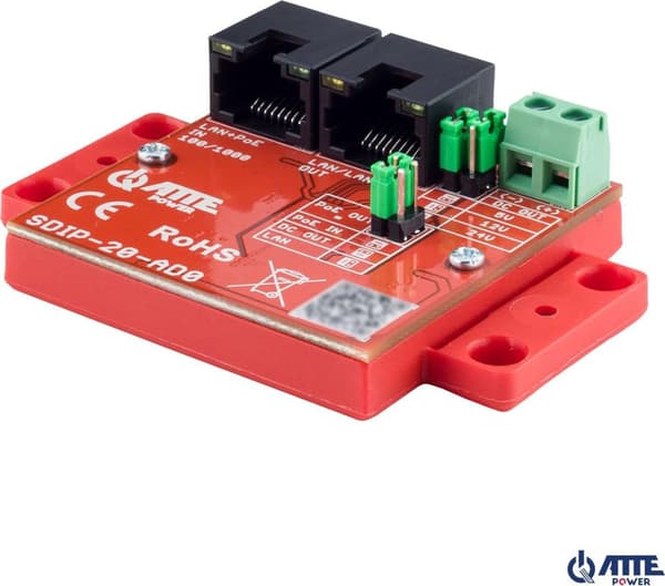 SDIP-20-AD0 Spänningsutjämnande PoE-adapter SDIP-20-AD0 ATTE