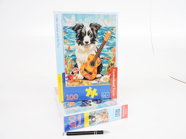 Pussel 100 Collies, Gitarr och Havet CASTOR