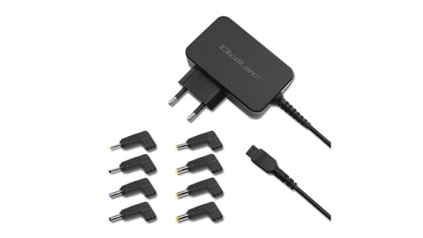 Power adapter 45W        8 plugins