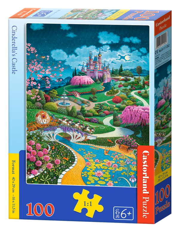 Pussel 100 Cinderellas slott CASTOR