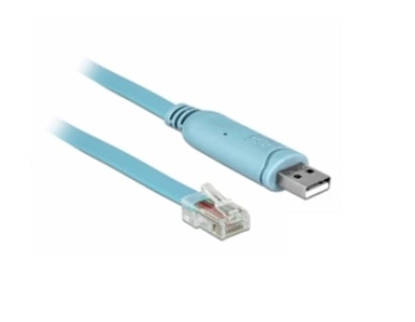 DeLOCK serielt kabel - 3 m - blå