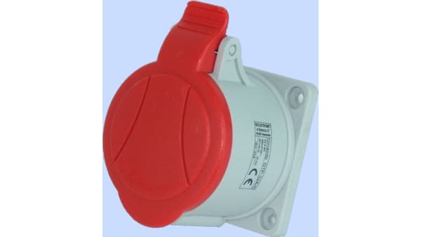Lige tavlestik 32A 4P rød IP54 GTP 32/4 921836