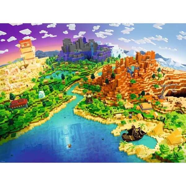 Puslespil 1500 World of Minecraft