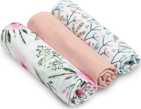 LYSERØD STOFBLE (Pakke - 3 stk) 09910/5708