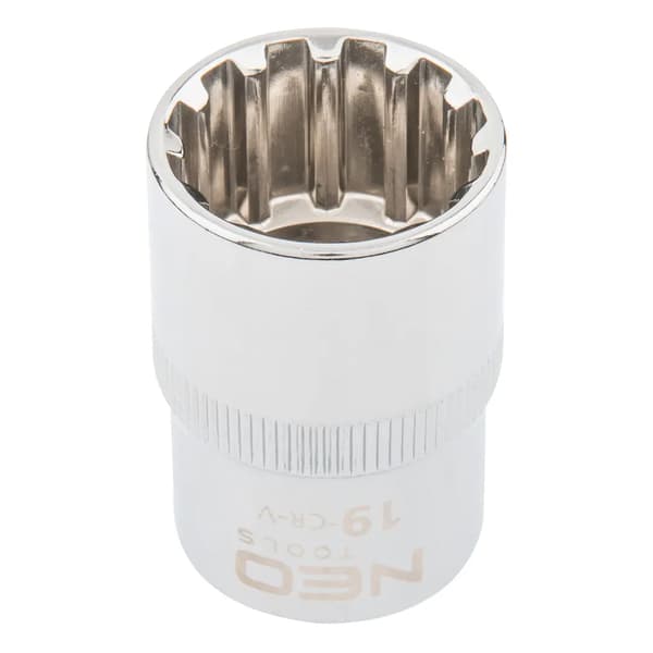 Neo Spline Topnøgle 1/2\" 19mm (08-591)