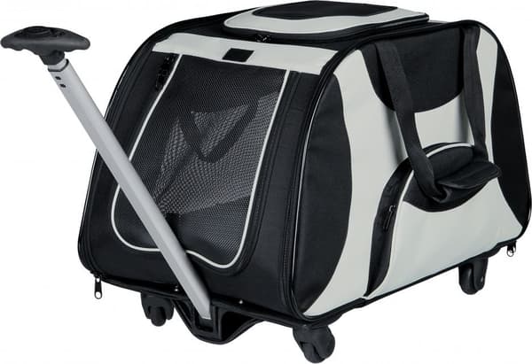 Trixie Trolley Nylon 34 × 43 × 67 Cm Musta/Harmaa