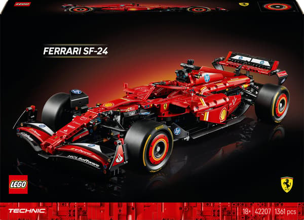 LEGO® Technic Ferrari SF-24 F1 -auto 42207, 1361 osaa