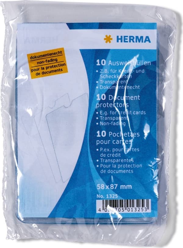 1x10 Herma ID-kortsfickor 58x87 1325