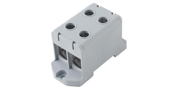 LZD klemrække i grå krop 2x16-95mm2 E.4152/SZ