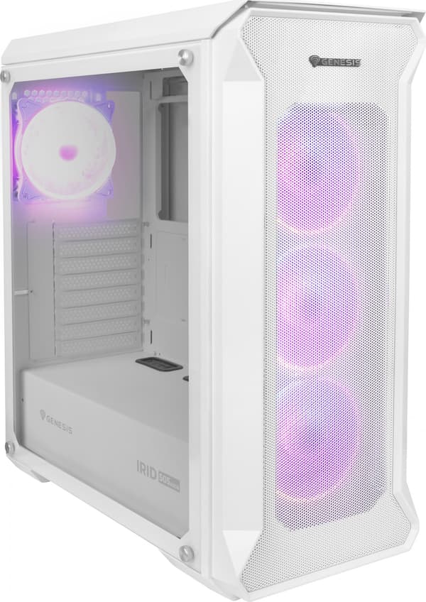 ATX Semi-tower Box Genesis NPC-1872 Hvid