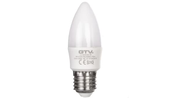 GTV LED-lampa SMD C30 E27 230V 6W (LD-SMGC30C-60)