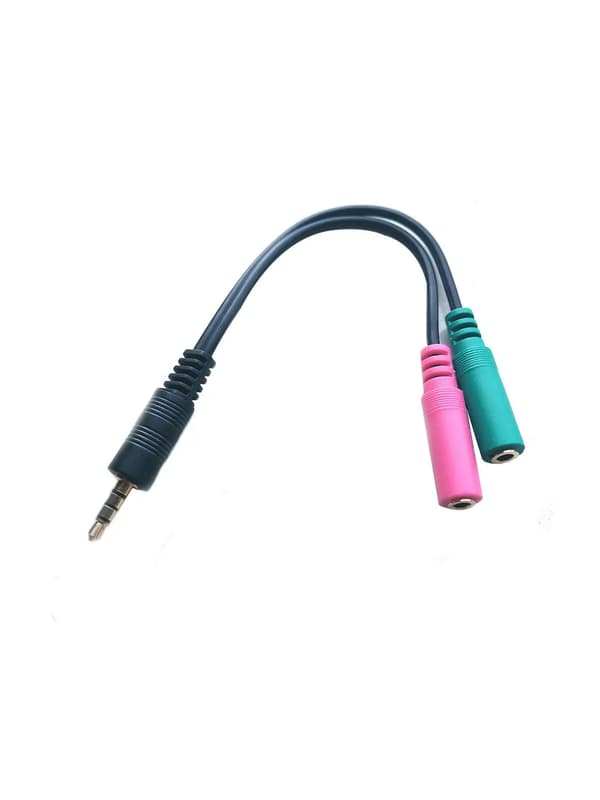 MicroConnect Adapter 3.5mm - 2x3.5mm M-F Audio Headset Adapterkabel