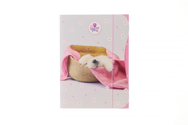 Mappe med elastik A4 The Sweet Pets - Kids mix