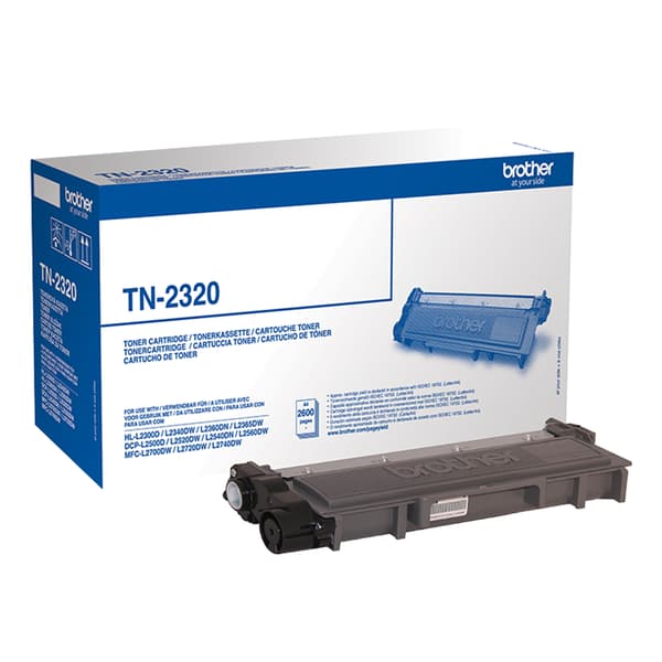 Brother tonerpatron TN2320 - Sort