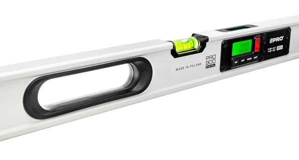 PRO900 VATERPAS MED ELEKTRONISK AFLÆSNING OG MAGNETER 180CM