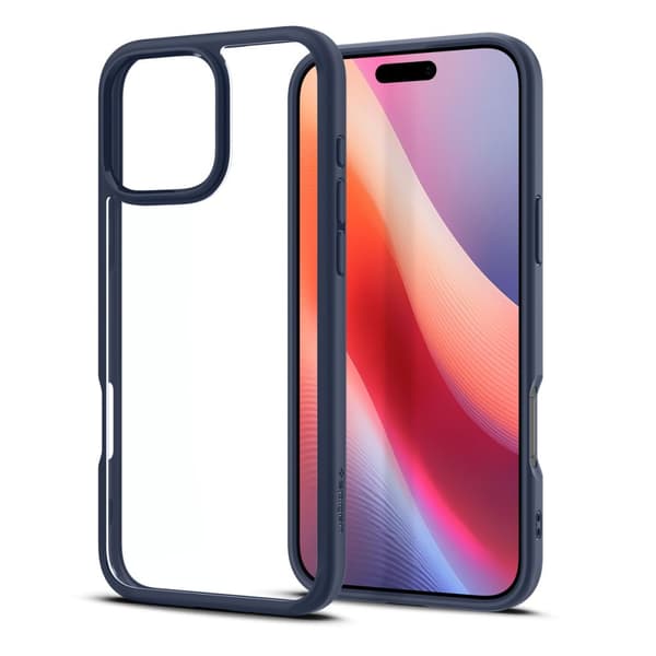 Spigen Ultra Hybrid etui til Apple iPhone 16 Pro Marineblå
