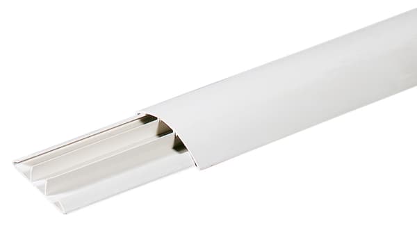 Golvlist 50x12mm vit ECCAP5012B /2m/