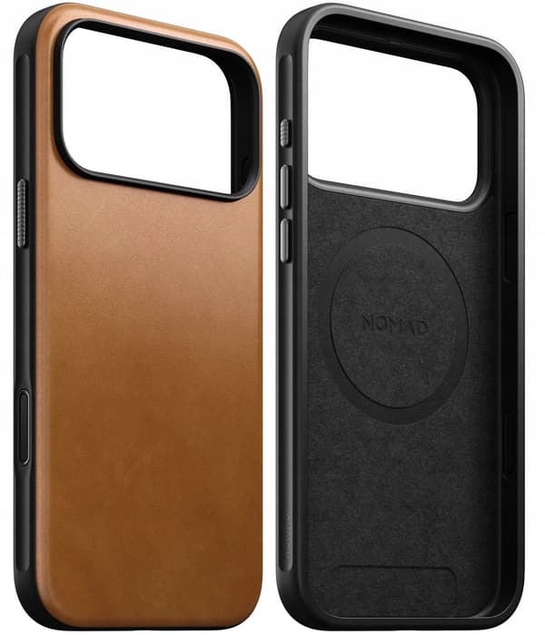 Nomad Modern läderfodral, engelskt brunt - iPhone 17 Pro