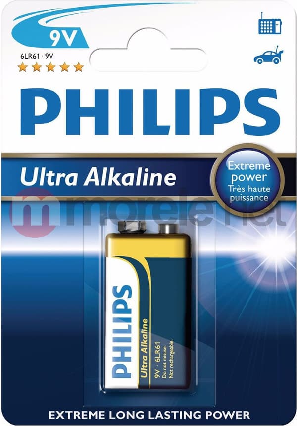 Philips Ultra 9V-palikkaparisto 1 kpl