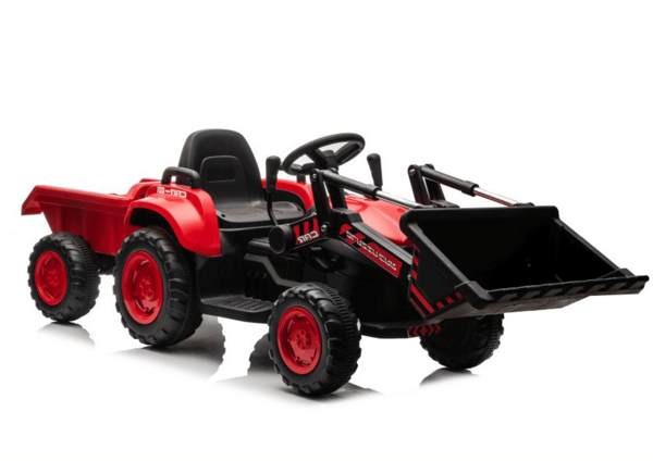 Ladattava traktori kauhalla BW-X002A Punainen