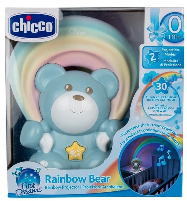 Chicco CHICCO MIS MED PROJEKTOR RAINBOW BLÅ 00010474200000