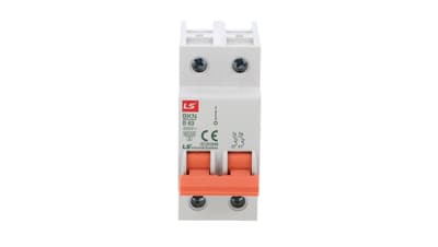 LSiS Adapterikytkin 2P B 63A 6KA BKN 2P B63A 06120275R0