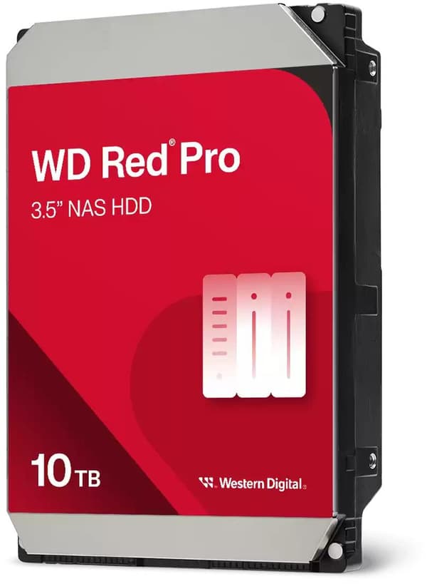 WD Red Pro WD103KFBX - harddisk - Enterprise - 10 TB - SATA 6Gb/s