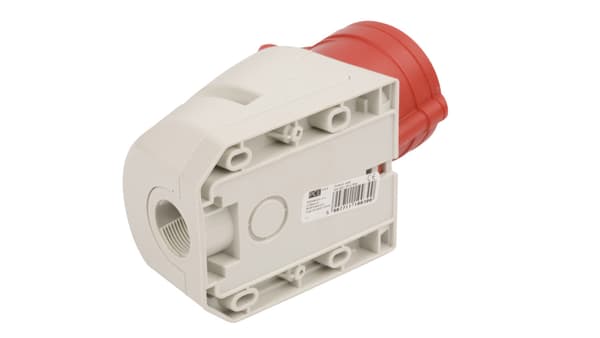 Teräspistorasia 32A/4P 400V IP44