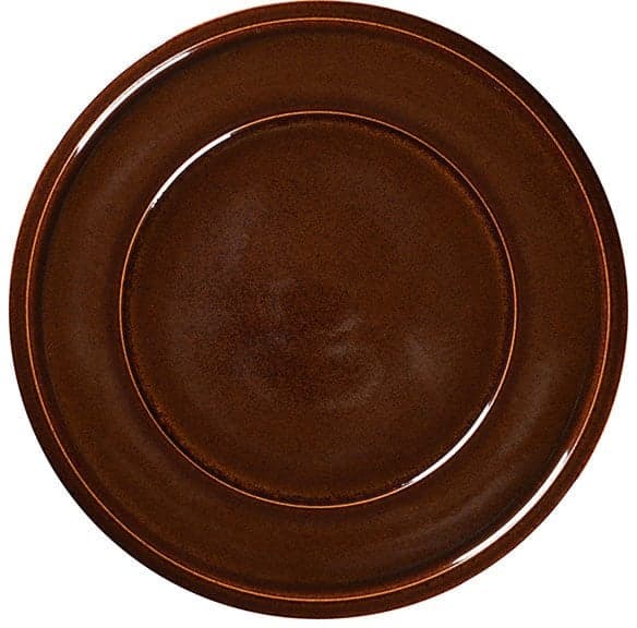 STONE Flad tallerken diameter 28 cm rav