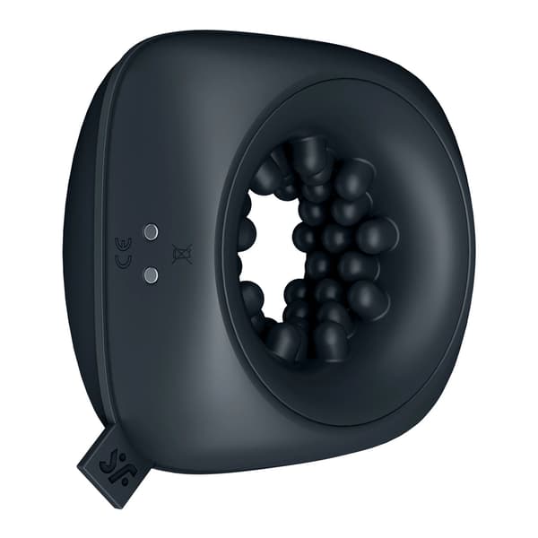 Satisfyer_Ring Stroker Värisevä hierontalaite miehille, musta