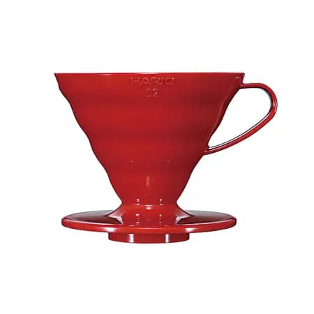 Hario Plast Dropp V60-02 Röd