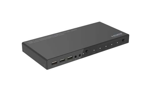MicroConnect 4K@60Hz HDMI KVM-switch, 4x1 4:4:4