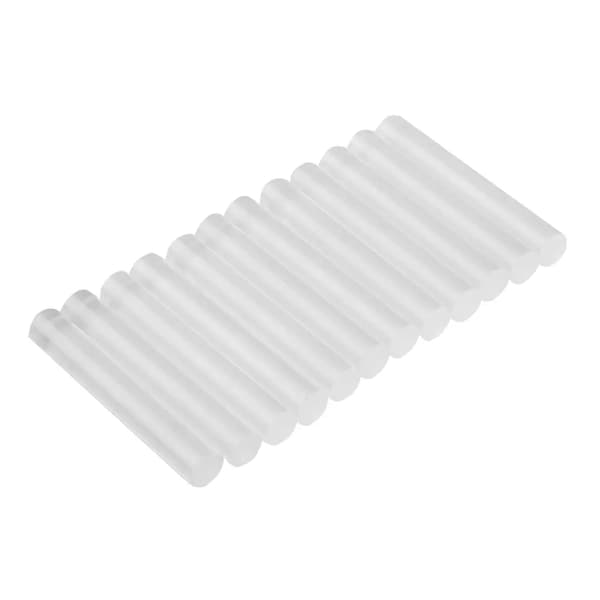 Liimattavat tarratyynyt 8 mm, läpinäkyvät, 12 kpl