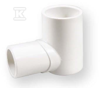KW/KZ PVC 3/4 NIPPELBÅGE