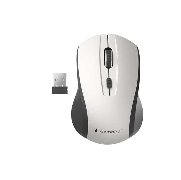 Trådlös mus GEMBIRD MUSW-4B-02-BS Vit