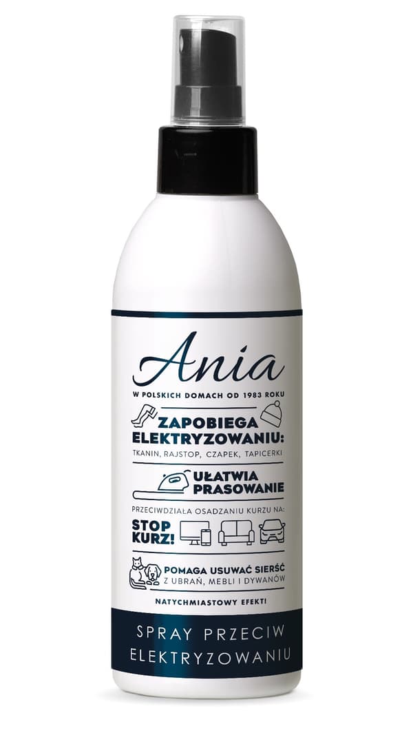 Färg Antistatisk flytande spray Ania 220ml