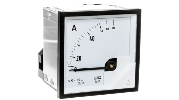 Lumel Analog Array Amperemeter 50/100A til 50/5A 72x72mm Afbryder (EA17N F41300000000)