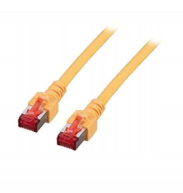 Patchkabel SecurityNet S/FTP kat.6 gul 0,5m LSZH PC-6SFTPLSZH-YE0.5