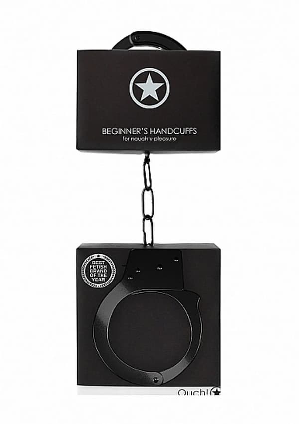 Erotiske håndjern metal sort bondage bdsm