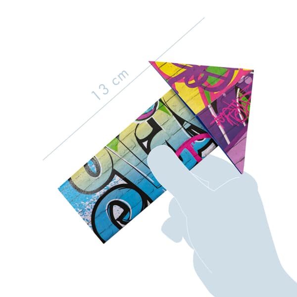 Origamipapper Street Art 20x20cm