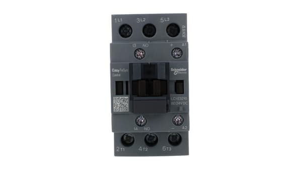 Effektkontaktor Easy TeSys Control AC-3, 32A, 3P (1NO), 24V DC Spole LC1E3210BD