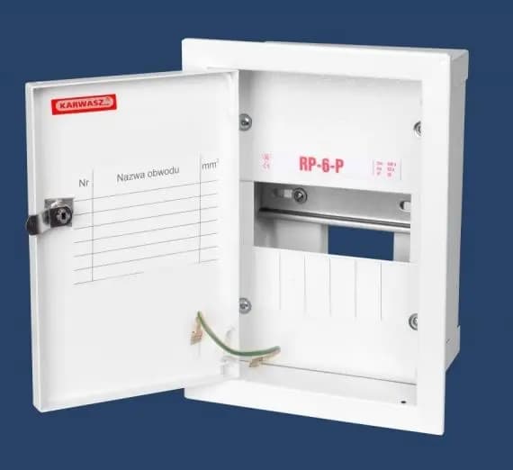 Modulært tavle 1x6 indbygget IP30 RP-6-P