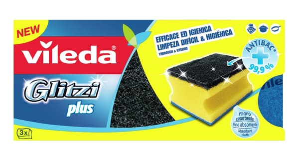 Vileda Vileda Glitzi Plus -profiilinpuhdistaja 3 kpl