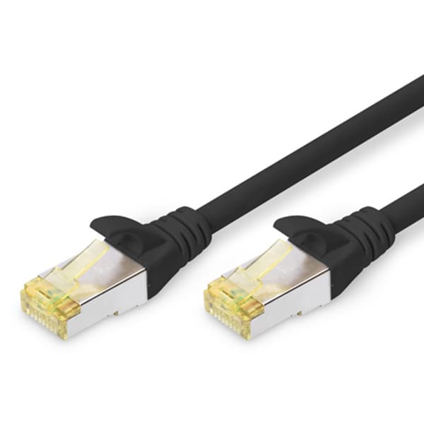 DIGITUS Professional patchkabel - 25 cm - sort