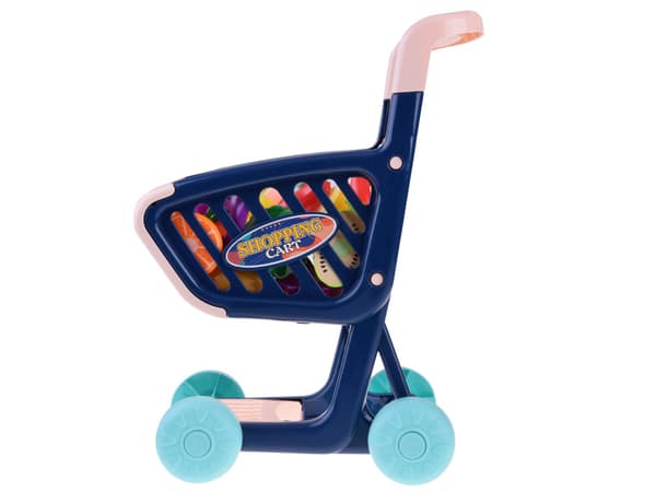 Kundvagn + skärgrönsaker Lekbutik shopping 36 delar ZA4791