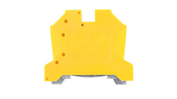 Asennuskiskoliitin TH35 6mm2 vihreä-keltainen PE