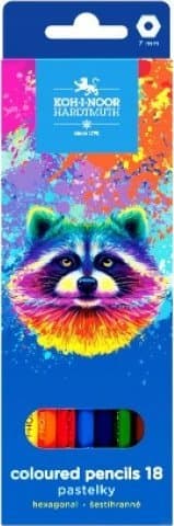 Farveblyanter 3553 Raccoon 18 farver
