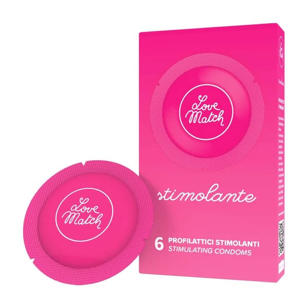 Stimulerende kvindelige kondomer Love Match 6 stk.