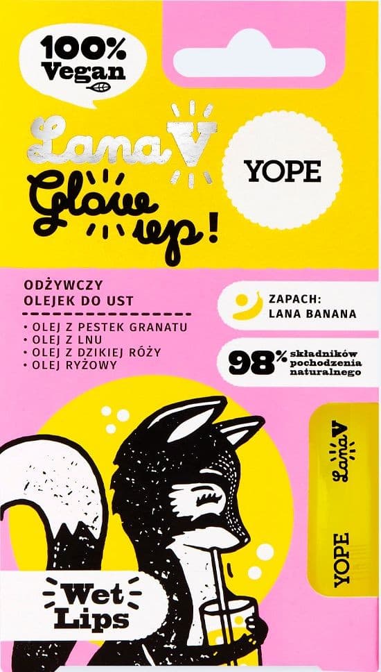 YOPE Lana V närande läppolja GLOW UP! 10ml
