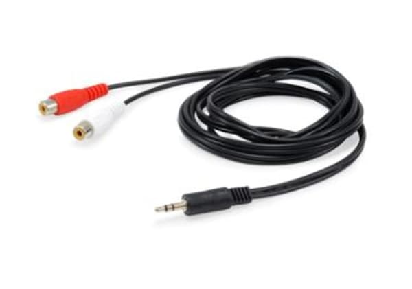 Cable Equip Jack 3.5mm - RCA (Cinch) x2 2.5m musta (147093)